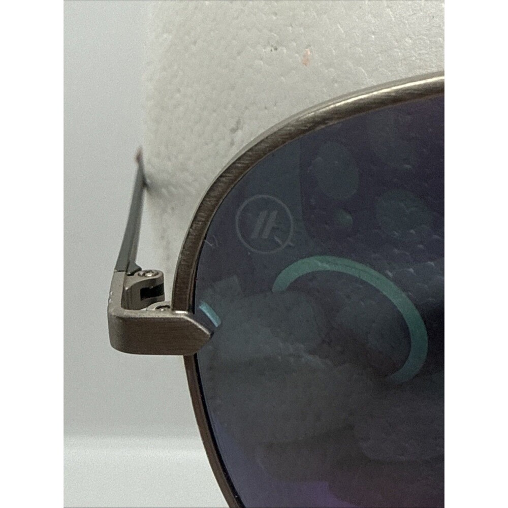 Blenders Shadow Zero Gravity Silver/Purple Pol Aviator Sunglasses 60-16-146 - Picture 6 of 10
